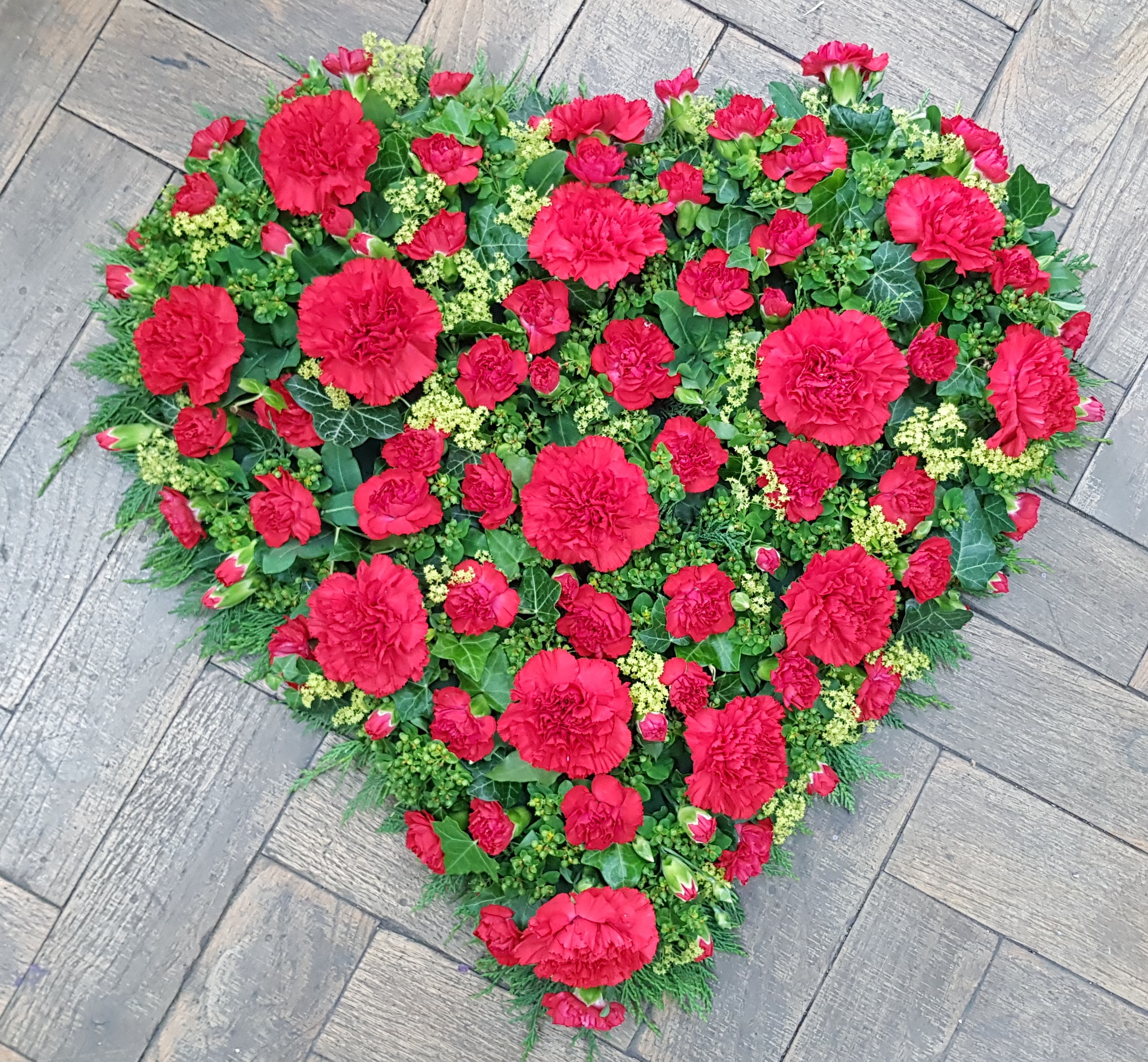 Red Carnation Heart